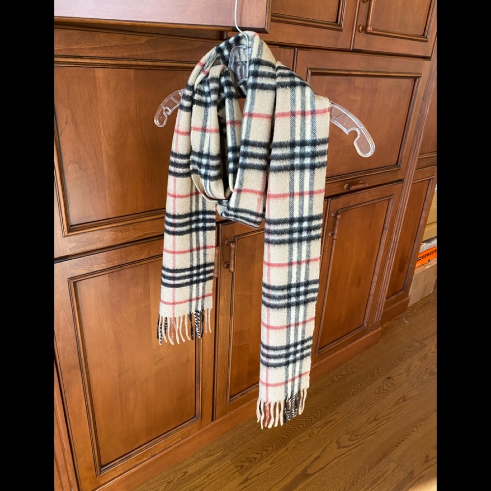 BURBERRY — 100% AUTHENTIC Classic Check Cashmere Scarf (124” long) - NWOT